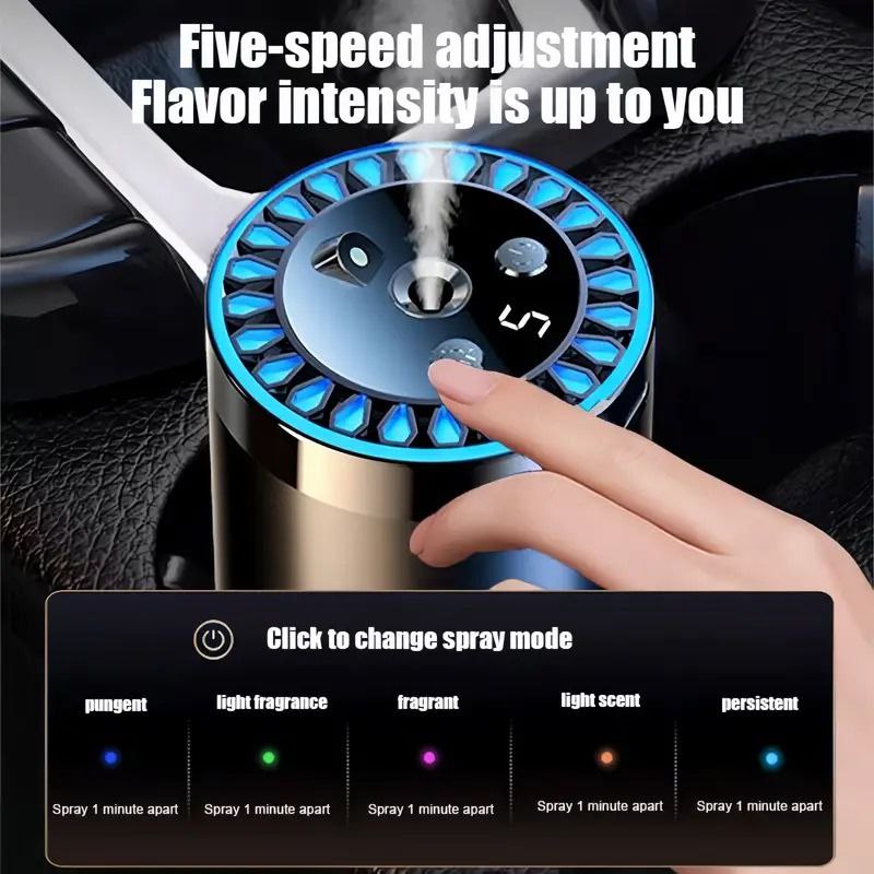 Lazer C6 Automatic Aroma Diffuser Machine, Fragrance Dispenser -USB battery included